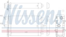 NISSENS 73974 Hőcserélő VOLKSWAGEN TRANSPORTER T4