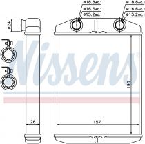 NISSENS 76514 Hőcserélő DACIA DOKKER / LODGY