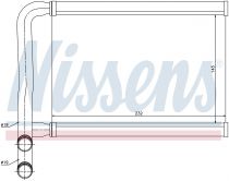 NISSENS 77631 Hőcserélő HYUNDAI ACCENT / VERNA