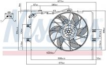 NISSENS 85079 Hűtőventillátor MERCEDES A-osztu00e1ly