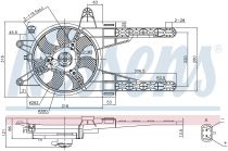NISSENS 85141 Hűtőventillátor FIAT PUNTO I