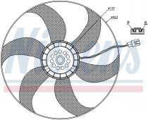NISSENS 85403 Hűtőventillátor MERCEDES V-osztu00e1ly I / VITO I