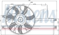 NISSENS 85604 Hűtőventillátor MERCEDES A-osztu00e1ly