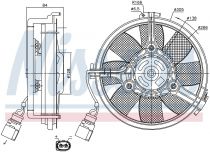 NISSENS 85639 Hűtőventillátor AUDI A4 / A5 / RS4 / RS5 / S4 / S5