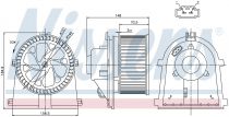 NISSENS 87022 Utastér ventillátor SEAT AROSA / CORDOBA / IBIZA II / LEON / TOLEDO II