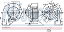NISSENS 87025 Utastér ventillátor OPEL SIGNUM / VECTRA C
