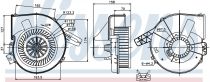 NISSENS 87028 Utastér ventillátor SEAT CORDOBA / IBIZA III / IBIZA IV / TOLEDO IV