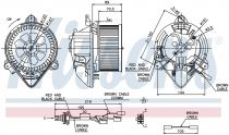 NISSENS 87042 Utastér ventillátor