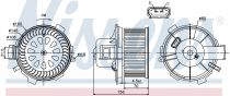 NISSENS 87045 Utastér ventillátor