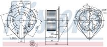 NISSENS 87064 Utastér ventillátor AUDI A4 / CABRIOLET / COUPE / COUPE QUATTRO / RS2 / S4