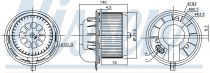 NISSENS 87077 Utastér ventillátor VOLKSWAGEN MULTIVAN / SHARAN / TOUAREG / TRANSPORTER T5 / TRANSPORTER T6
