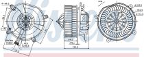 NISSENS 87103 Utastér ventillátor MERCEDES CLS-osztu00e1ly / E-osztu00e1ly