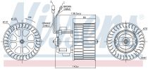 NISSENS 87143 Utastér ventillátor OPEL CORSA B / TIGRA A