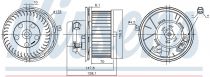 NISSENS 87187 Utastér ventillátor RENAULT LAGUNA 2 / VEL SATIS