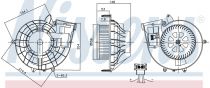 NISSENS 87210 Utastér ventillátor MERCEDES SLK-osztu00e1ly