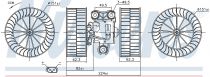 NISSENS 87340 Utastér ventillátor MERCEDES VITO II