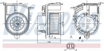 NISSENS 87398 Utastér ventillátor RENAULT CLIO II