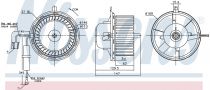 NISSENS 87404 Utastér ventillátor VOLKSWAGEN GOLF III / VENTO
