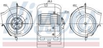 NISSENS 87768 Utastér ventillátor VOLKSWAGEN CADDY I