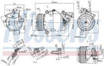 NISSENS 890071 Klímakompresszor BMW 1 / 3