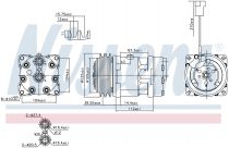 NISSENS 890222 Klímakompresszor LAND ROVER DISCOVERY I