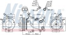 NISSENS 890235 Klímakompresszor HYUNDAI ELANTRA / i30