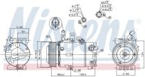 NISSENS 890242 Klímakompresszor HYUNDAI ELANTRA / i30