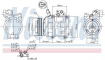 NISSENS 890282 Klímakompresszor