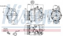 NISSENS 89033 Klímakompresszor