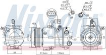 NISSENS 890575 Klímakompresszor