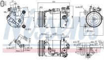 NISSENS 890600 Klímakompresszor BMW 1 / 2 / 3 / 3 GT / 4
