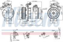 NISSENS 890662 Klímakompresszor