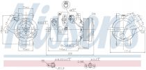 NISSENS 890695 Klímakompresszor SUZUKI GRAND VITARA