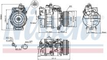 NISSENS 89075 Klímakompresszor