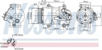 NISSENS 89089 Klímakompresszor MERCEDES A-osztu00e1ly / B-osztu00e1ly