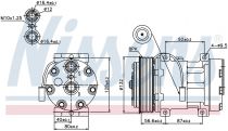 NISSENS 89140 Klímakompresszor