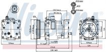 NISSENS 89187 Klímakompresszor