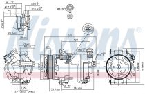 NISSENS 89216 Klímakompresszor OPEL ASTRA H