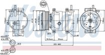 NISSENS 89221 Klímakompresszor