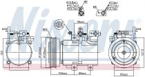 NISSENS 89238 Klímakompresszor HYUNDAI SANTA FE / TRAJET
