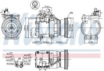 NISSENS 89264 Klímakompresszor HYUNDAI GETZ