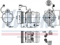 NISSENS 89272 Klímakompresszor KIA PICANTO