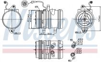 NISSENS 89275 Klímakompresszor