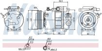 NISSENS 89278 Klímakompresszor KIA CEE'D / MAGENTIS II / OPTIMA II