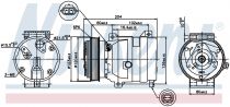 NISSENS 89281 Klímakompresszor RENAULT LAGUNA 2 / VEL SATIS
