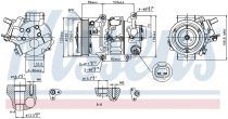 NISSENS 89314 Klímakompresszor TOYOTA AURIS / AVENSIS / COROLLA / VERSO