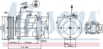 NISSENS 89361 Klímakompresszor