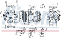 NISSENS 89362 Klímakompresszor RENAULT LATITUDE