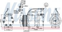 NISSENS 89476 Klímakompresszor