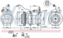 NISSENS 89512 Klímakompresszor KIA CARENS I